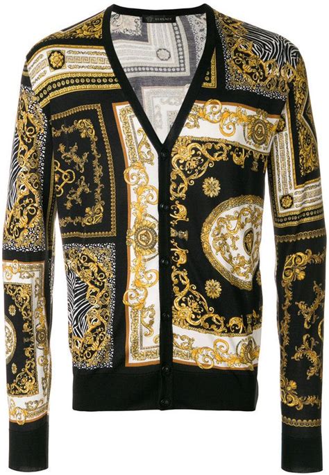 versace men's cardigan|Versace cardigan women's.